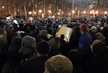 В Нью-Йорке проходит еще одна акция против запрета на въезд мусульман