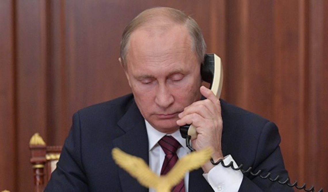Путин провел телефонный разговор с президентом Палестины