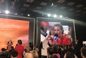 Опрос: россиянам запомнился вопрос Собчак на пресс-конференции Путина